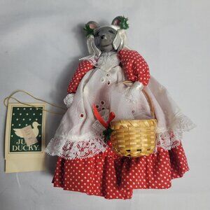 1983 Just Ducky "Anise of Spice Mice" by Carol Porcelain Mouse Doll NEW